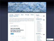 Tablet Screenshot of benwitte.wordpress.com