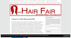 Desktop Screenshot of hairfair.wordpress.com