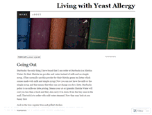 Tablet Screenshot of livingwithyeastallergy.wordpress.com