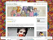 Tablet Screenshot of fanficsofmika.wordpress.com