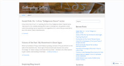 Desktop Screenshot of anthropologygallery.wordpress.com