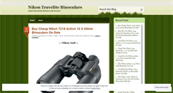 Desktop Screenshot of nikontravelitebinoculars.wordpress.com