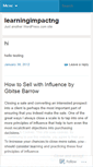 Mobile Screenshot of learningimpactng.wordpress.com