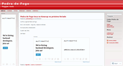 Desktop Screenshot of bandapedradefogo.wordpress.com