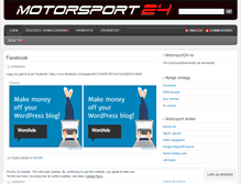 Tablet Screenshot of mach1motorsport.wordpress.com