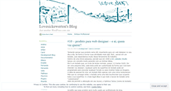 Desktop Screenshot of lovesickewerton.wordpress.com