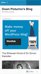 Mobile Screenshot of dawnpisturino.wordpress.com