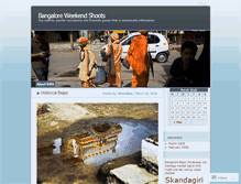 Tablet Screenshot of bangaloreweekendshoots.wordpress.com