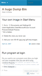 Mobile Screenshot of dumpbin.wordpress.com