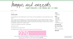 Desktop Screenshot of hummusandcarrots.wordpress.com