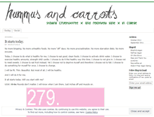 Tablet Screenshot of hummusandcarrots.wordpress.com