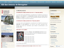 Tablet Screenshot of iessanantonio.wordpress.com