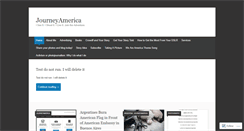 Desktop Screenshot of journeyamerica.wordpress.com