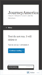 Mobile Screenshot of journeyamerica.wordpress.com