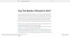 Desktop Screenshot of eveningreader.wordpress.com