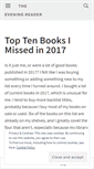 Mobile Screenshot of eveningreader.wordpress.com