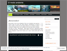 Tablet Screenshot of elmedioambiente325.wordpress.com