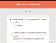 Tablet Screenshot of mbokor.wordpress.com