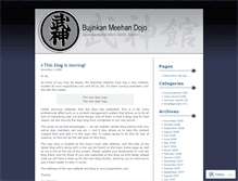 Tablet Screenshot of bujinblog.wordpress.com