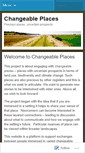 Mobile Screenshot of changeableplaces.wordpress.com