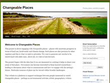 Tablet Screenshot of changeableplaces.wordpress.com