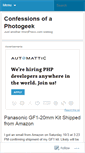 Mobile Screenshot of aphotogeek.wordpress.com