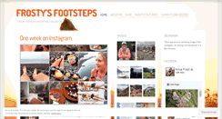 Desktop Screenshot of frostysfootsteps.wordpress.com