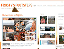Tablet Screenshot of frostysfootsteps.wordpress.com