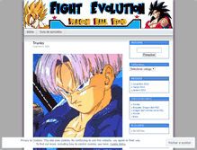 Tablet Screenshot of fightevolution.wordpress.com