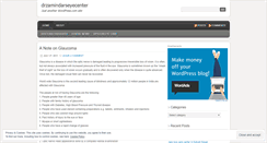 Desktop Screenshot of drzamindarseyecentre.wordpress.com