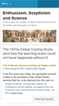 Mobile Screenshot of enthusiasmscepticismscience.wordpress.com