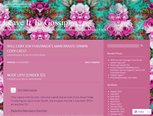 Tablet Screenshot of leaveittogossip.wordpress.com