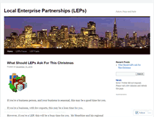 Tablet Screenshot of localenterprisepartnerships.wordpress.com