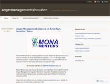 Tablet Screenshot of angermanagementtxhouston.wordpress.com