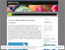 Tablet Screenshot of mafrix.wordpress.com