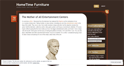 Desktop Screenshot of hometimefurniture.wordpress.com