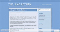 Desktop Screenshot of lilackitchen.wordpress.com