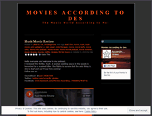 Tablet Screenshot of moviesaccordingtodes.wordpress.com