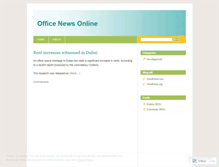 Tablet Screenshot of officenewsonline.wordpress.com