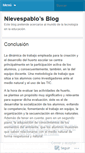 Mobile Screenshot of nievespablo.wordpress.com