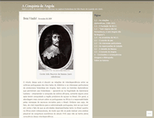 Tablet Screenshot of conquistadeangola.wordpress.com