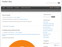 Tablet Screenshot of nextbio.wordpress.com