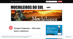 Desktop Screenshot of mochileirosdosul.wordpress.com