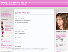 Tablet Screenshot of doranassif.wordpress.com