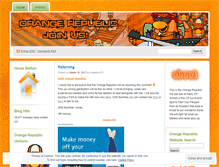 Tablet Screenshot of orangemafiaofcp.wordpress.com