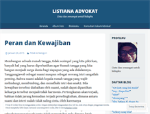 Tablet Screenshot of listianash.wordpress.com