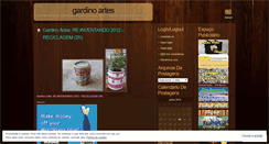 Desktop Screenshot of gardinoartes.wordpress.com