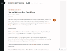 Tablet Screenshot of deepforestgreen.wordpress.com