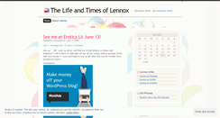 Desktop Screenshot of lennoxblog.wordpress.com