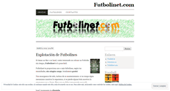 Desktop Screenshot of futbolinet.wordpress.com